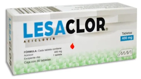 Aciclovir 400Mg Lesaclor C/35T