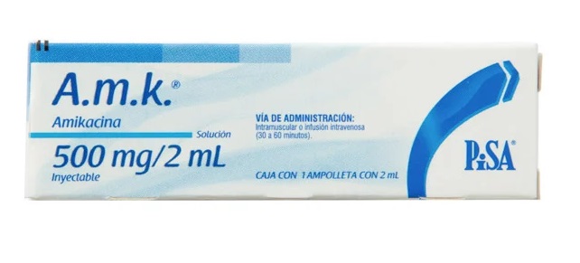 Amk Amikacina 500Mg Iny Amp 2Ml C1