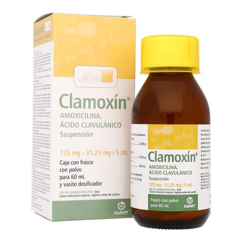 Amoxicilina/Acido Clavula Clamoxin 125Mg Susp