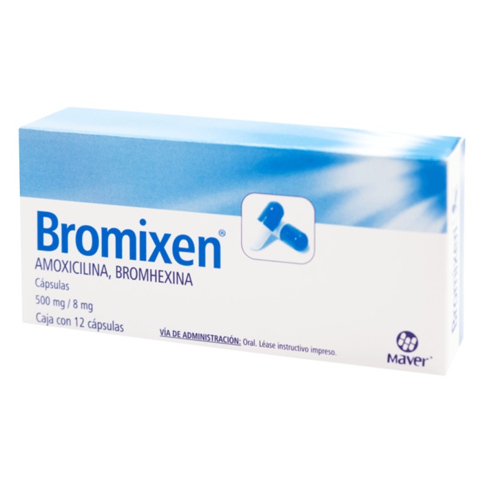 Amoxicilina Bromixen 500Mg C/12Caps