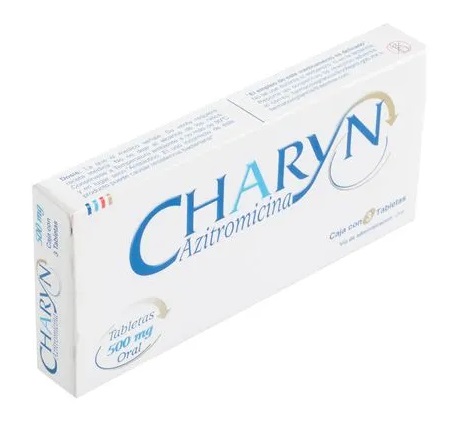 Azitromicina Charyn 500Mg C/3 Tab