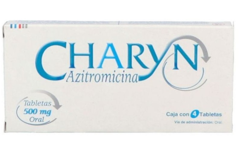 Azitromicina Charyn 500Mg C/4 Tab