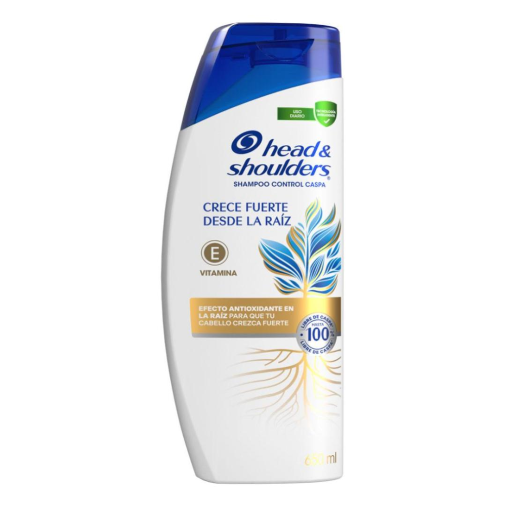 Cent Head & Shoulders Crece Fuerte Desde La Raiz Vitamina E 650Ml