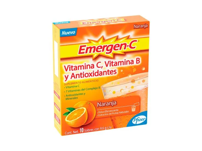 Emergen C Suplemento Alim Naranja Pv C/10Sobres