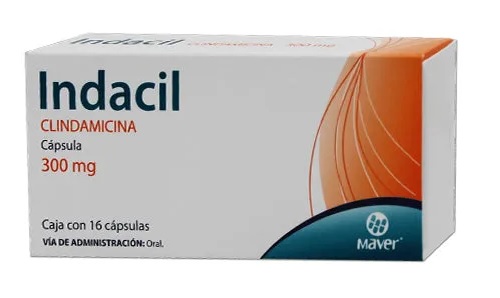 Clindamicina Indacil 300Mg C/16 Caps A*