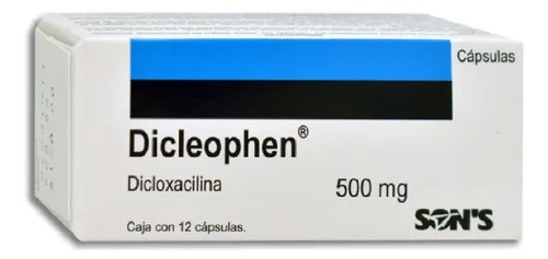 Dicleophen Dicloxacilina 500Mg 12 Caps