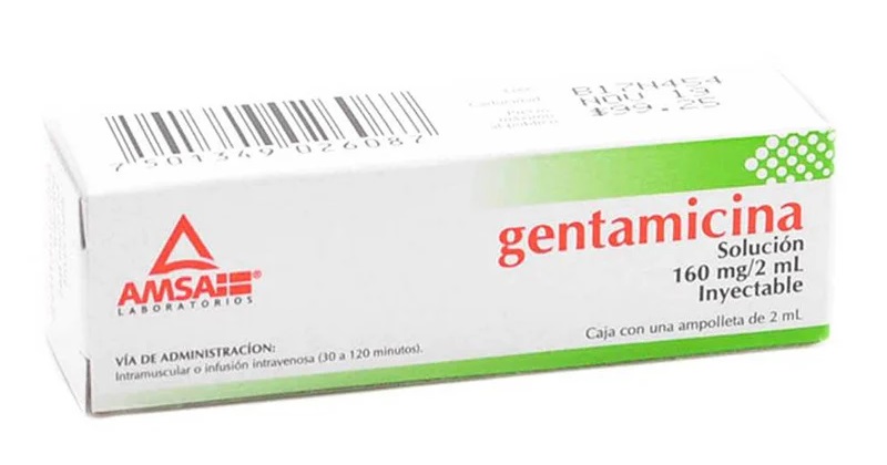 Gentamicina 160Mg/2Ml Iny C/1 (Amsa)