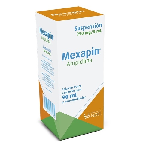 Mexapin Ampicilina 250Mg Susp 90Ml