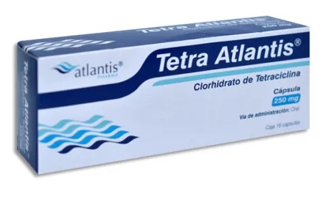 Tetra Atlantis Tetraciclina 250Mg C/16Cap