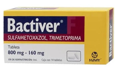 Trimetoprima/Sulfametoxazol Bactiver F 800Mg C/14 Tab