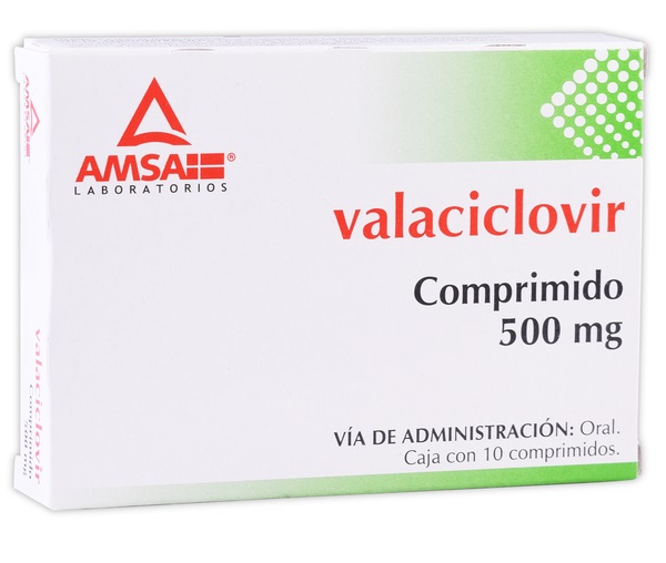 Valaciclovir Comp/500Mg C/10