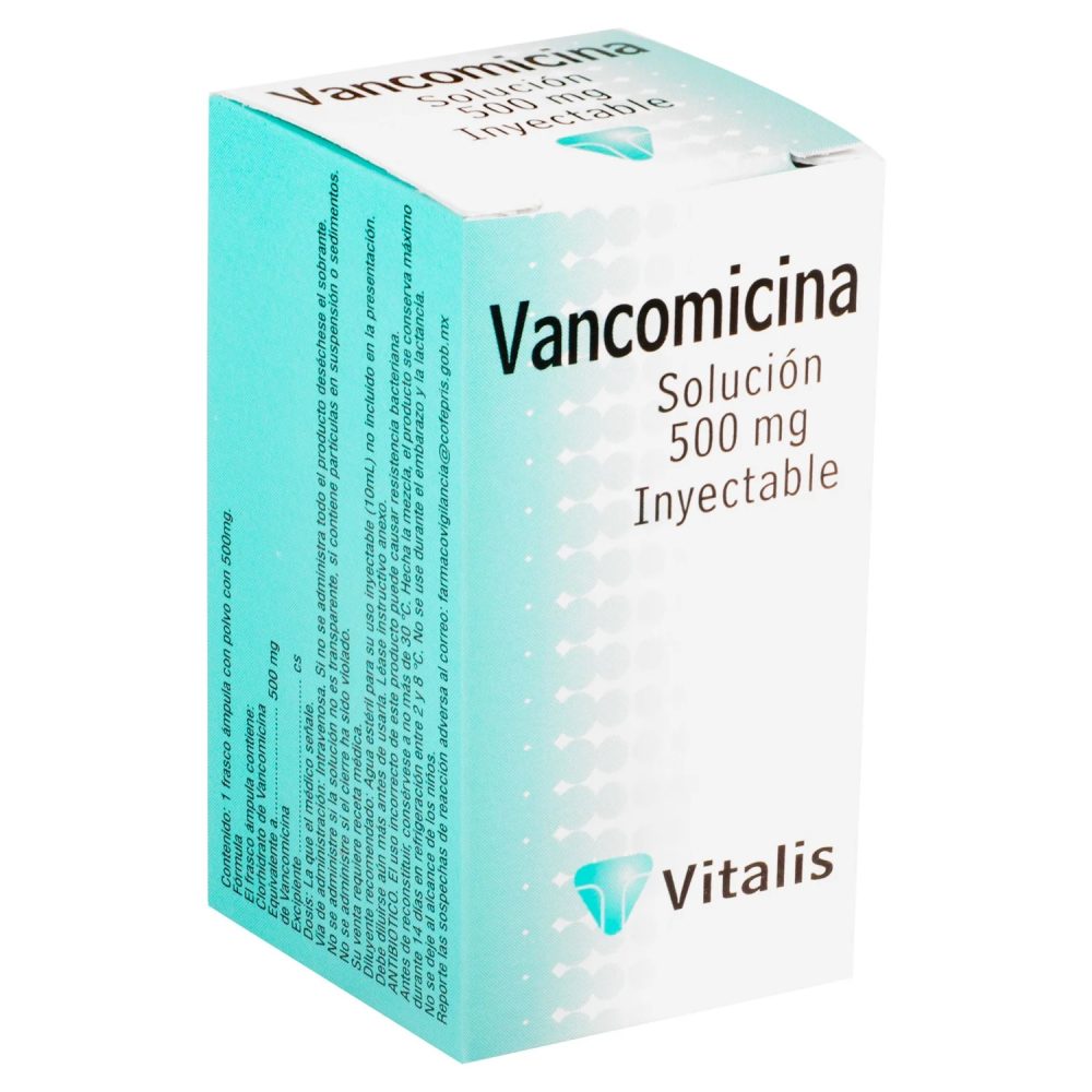 Vancomicina 500Mg Iny C/1 (Vitalis)
