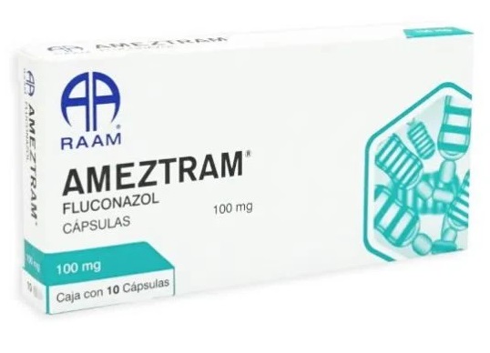 Ameztram Fluconazol 100Mg C/10 Tab