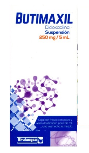 Dicloxacilina Butimaxil 250Mg 5Ml Susp A*