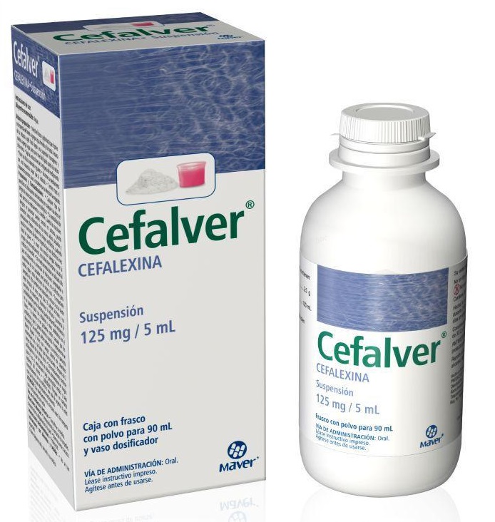 Cefalexina Cefalver 125Mg Susp 90Ml A*