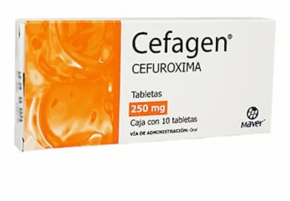 Cefuroxima Cefagen 250Mg C/10 Tab