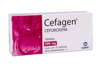 Cefuroxima Cefagen 500Mg C/10 Tab