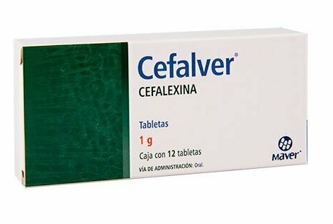 Cefalexina Cefalver 1G C/12 Tab