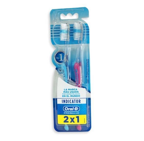 CENT CEPILLO DENTAL ORAL B INDICATOR 2X1