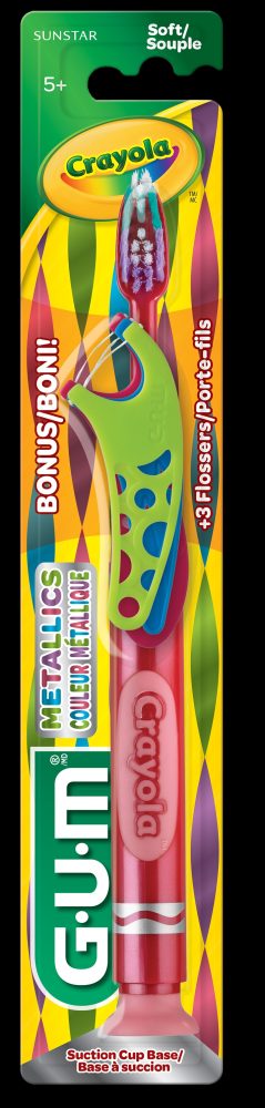 CEPILLO GUM CRAYOLA MARCADOR INFANTIL
