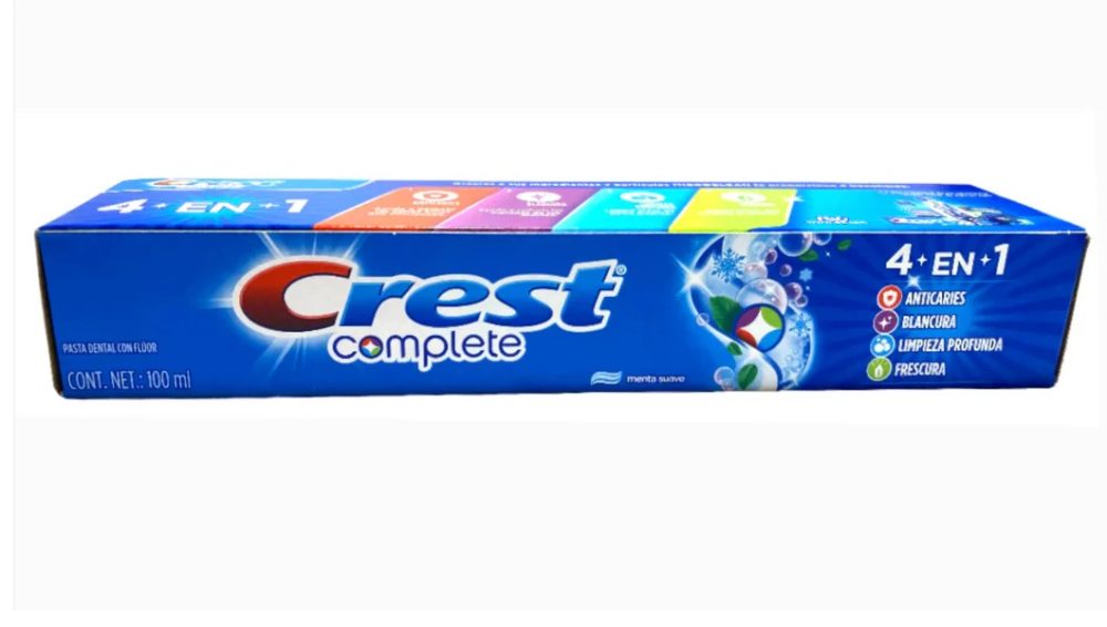 CREST PASTA DENTAL COMPLETE 4 EN 1 100ML