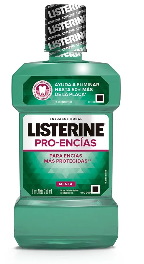 LISTERINE DEFEN DIENTES ENCIAS 250ML